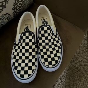 Checkered Slip- On Vans